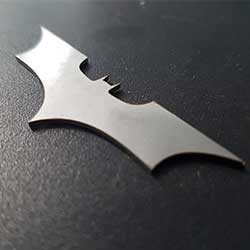 corte laser batman logo